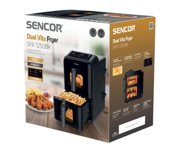 Sencor Air Fryer SFR 1250BK 11,6l - 1571337 - zdjęcie 5